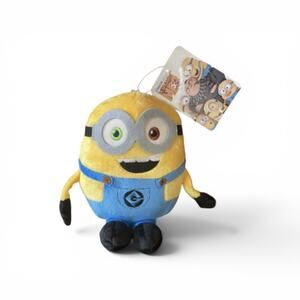 Despicable Me Minion Bob 6” Plush One Eye Green Brown NWT Stuffed Doll